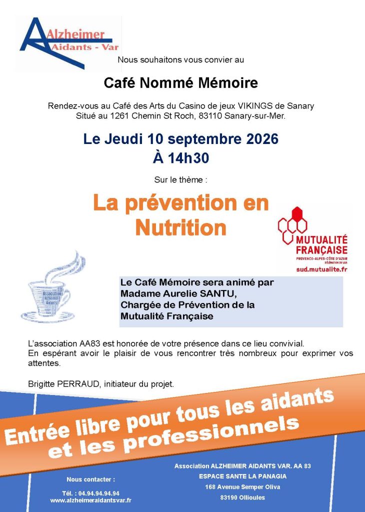 2026-09 Invitation Café nommé Mémoire BANDOL