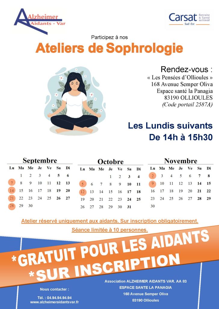 2026 Ateliers de sophrologie AA83